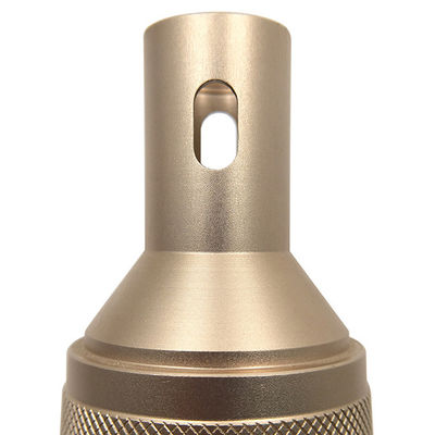 कॉपर एल्यूमीनियम कस्टम सीएनसी मशीनिंग Anodized Knurled समाक्षीय कनेक्टर