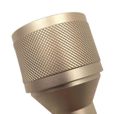 कॉपर एल्यूमीनियम कस्टम सीएनसी मशीनिंग Anodized Knurled समाक्षीय कनेक्टर
