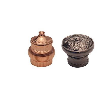 जिंक मिश्र धातु Anodizing भूतल उपचार इत्र की बोतल कैप डाई कास्टिंग
