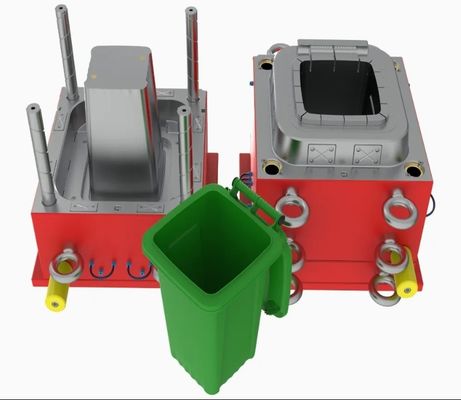 100L 120L 240L 660L 1100L प्लास्टिक डस्टबिन कचरा डिब्बा कचरा डिब्बा कचरा डिब्बा बाल्टी इंजेक्शन प्रयुक्त सेकंड हैंड मोल्ड